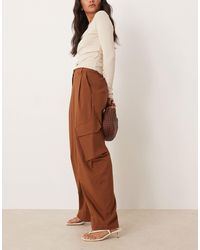 ASOS - Tailored Utility Barrel Trousers - Lyst
