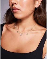 ALDO - Fleuranne Flower Charm Necklace - Lyst