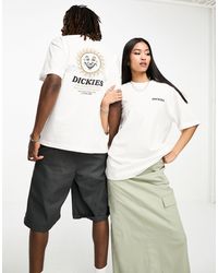 Dickies - Camiseta blanca con estampado trasero fair oaks sunshine resort pack exclusiva en asos - Lyst