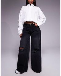 Courtside - Oversized Denim Jeans - Lyst
