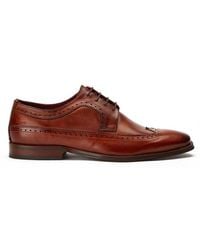 Base London - Havisham Plain Toe Derby Shoe - Lyst