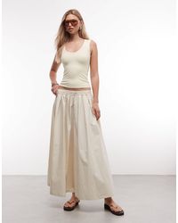 ASOS - – voluminöser midirock - Lyst