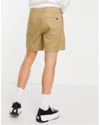 Abercrombie & Fitch 7inch Plain Front Chino Shorts - Brown
