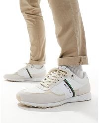 PS by Paul Smith - Paul smith - huey - sneakers color crema con striscia laterale con logo - Lyst