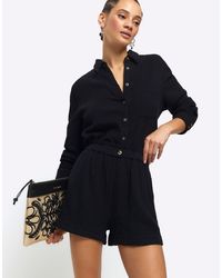 River Island - Short d'ensemble en lin - Lyst