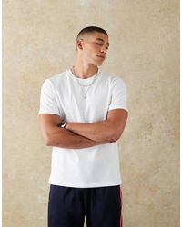 ASOS - T-Shirt Girocollo Bianca Molto Pesante - Lyst