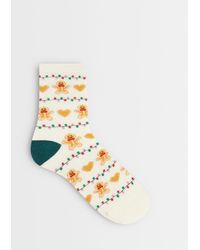 Accessorize - Christmas Gingerbread Man Socks - Lyst