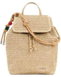 Desigual - Small Raffia Backpack Charms - Lyst