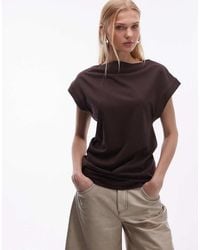 ARKET - Drapey Short Sleeve T-shirt - Lyst