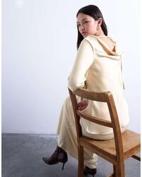 TOPSHOP - Top Met Lange Mouwen En Lage Ronde Achterkant - Lyst