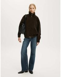 Cotton On - Cove Faux Suede Biker Jacket - Lyst