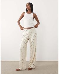 Abercrombie & Fitch - Pointelle Pyjama Trousers - Lyst