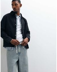 Jack & Jones - Harrington Barn Jacket With Cord Collar - Lyst