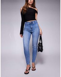 River Island - High Rise Skinny Jean - Lyst