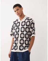 Jack & Jones - Crochet Pattern Shirt - Lyst