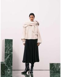 ASOS - Knitted Boucle Oversized Jumper - Lyst