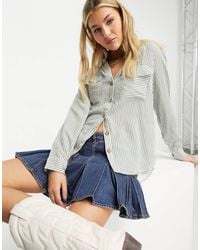 Vero Moda - Pocket Front Shirt - Lyst