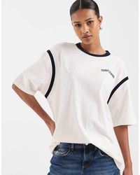 Tommy Hilfiger - Varsity Logo Oversized T-shirt - Lyst