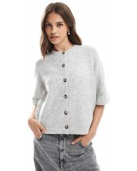 ONLY - Gebreid Vest Met Korte Mouwen - Lyst