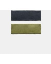 Stradivarius - Set Of 2 Plain Elasticated Headbands - Lyst