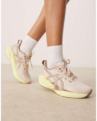 Asics - Zapatillas De Deporte Beis Mineral Y Gris Topo Para Correr Novablast 5 De -Blanco - Lyst
