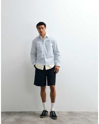 ASOS - Mid Length Nylon Jorts With Belt Styling - Lyst