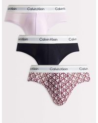 Calvin Klein - Icon Cotton Stretch 3 Pack Hipster Briefs - Lyst