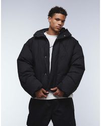 ASOS - Oversized Hooded Puffer Jacket - Lyst