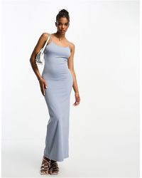 Pull&Bear - Strappy Soft Shaping Maxi Dress - Lyst