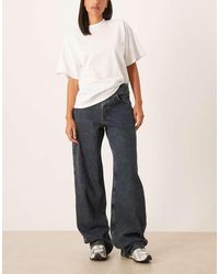 Mango - Vaqueros Holgados De Algodón 100% Davina De - Lyst