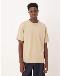 Mango - Cotton Mix Fine Knitted T-shirt - Lyst