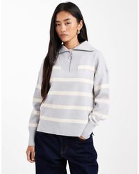 Vero Moda - – pullover mit reißverschluss - Lyst