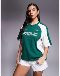 The Frolic - Exclusive V Neck Logo Front Soccer Jersey T-shirt - Lyst