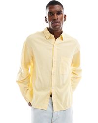 Cotton On - Eli Long Sleeve Textured Shirt - Lyst