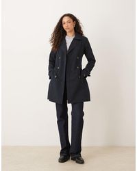 Brave Soul - Double Breasted Belted Trench Coat - Lyst