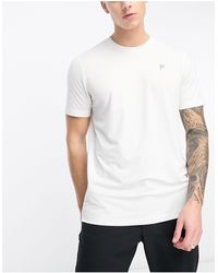 PUMA - Camiseta blanca con logo - Lyst