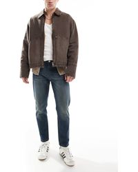 Don't Think Twice - Dtt Rigid Cropped Tapered Fit Jeans - Lyst