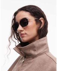 Mango - Occhiali Da Sole Con Montatura - Lyst