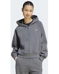 adidas Originals - Adidas Kit Small Logo Full Zip Hoodie - Lyst