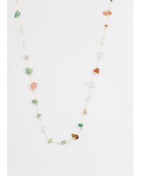 ASOS - Collier court avec éclats - Lyst