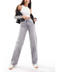 ONLY - Juicy High Waisted Wide Leg Jeans - Lyst