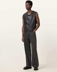 AllSaints - Chaleco De Traje Davies De - Lyst