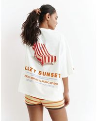 Pull&Bear - Hammock Graphic T-shirt - Lyst
