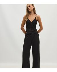 Stradivarius - Joggingbroek Met Wijde Pijpen - Lyst