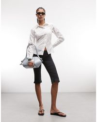 Weekday - Asymmetrisch Overhemd Met Split - Lyst