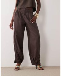 Mango - Pleat Front Cuffed Trouser - Lyst