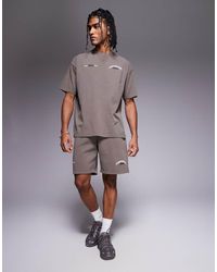 Good For Nothing - Pantalones Cortos Con Logo De (Parte De Un Conjunto)-Neutro - Lyst