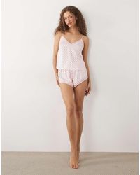 Boux Avenue - Daisy Satin Cami And Shorts Set - Lyst