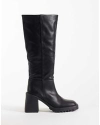 Raid - Carnie Block Heel Knee Boots - Lyst