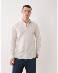 JJ Rebel - Linen Long Sleeve Shirt - Lyst